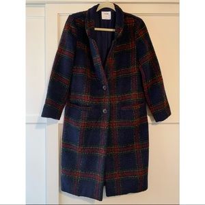 Women’s Oversized Plaid Overcoat